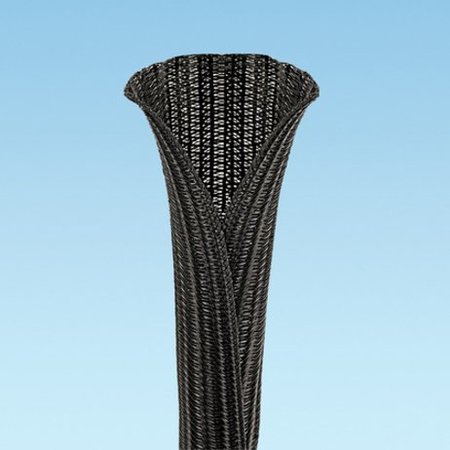 PANDUIT Pw Braid Sleeve, .50" x 150 ft., Blk, 1rl SE50PS-CLR0